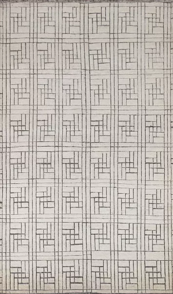 All-Over Moroccan Indian Area Rug 5x8