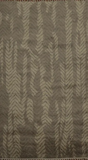 Handmade Moroccan Indian Area Rug 5x8