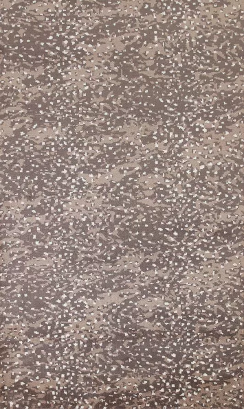 Brown Modern Moroccan Wool Area Rug 5x8