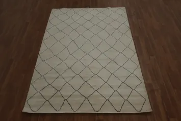 All-Over Trellis Moroccan Modern Area Rug 5x8