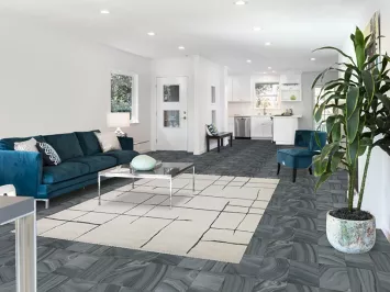 Modern Wool Moroccan Oriental Area Rug 6x9