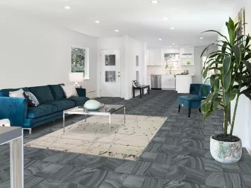 Earth Tone Plush Moroccan Indian Area Rug 5x8