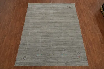Tribal Wool Gabbeh Indian Area Rug 9x12