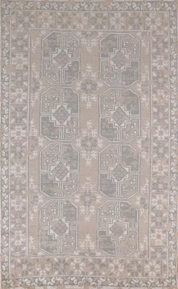Geometric Moroccan Indian Area Rug 5x8