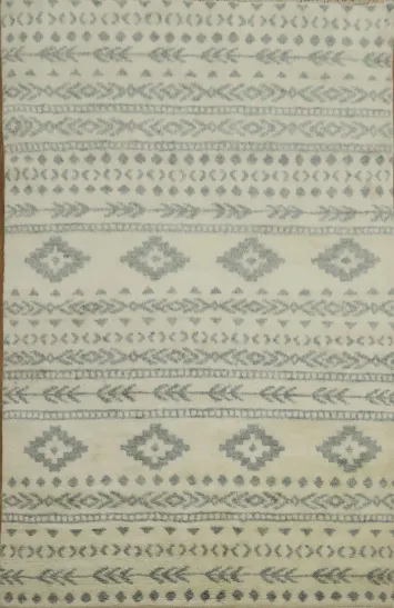 Earth Tone Plush Moroccan Indian Area Rug 5x8