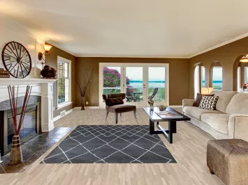 Handmade Moroccan Indian Area Rug 6x9