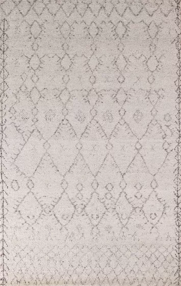 Earth Tone Plush Moroccan Indian Area Rug 5x8