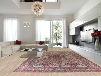 Pre-1900 Antique Yazd Vegetable Dye Persian Rug 11x18