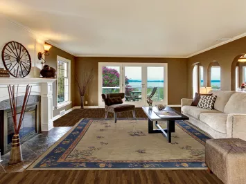 Pictorial Art Deco Nichols Chinese Area Rug 10x13