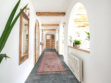 South Western Kazak Oriental Runner Rug 3x16