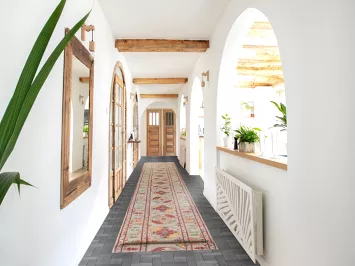 Handmade Kazak Oriental Runner Rug 3x20