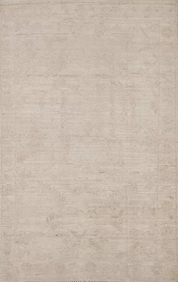 Vegetable Dye Oushak Turkish Area Rug 3x5