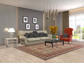 South Western Kazak Oriental Area Rug 7x10