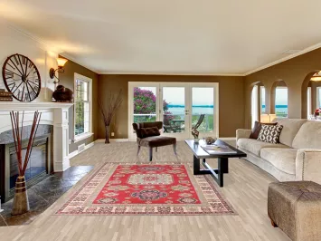 Geometric Kazak South Western Area Rug 6x10