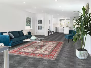 Geometric Ivory Kazak Oriental Area Rug 6x9