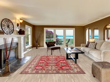 Red Kazak South Western Area Rug 6x10