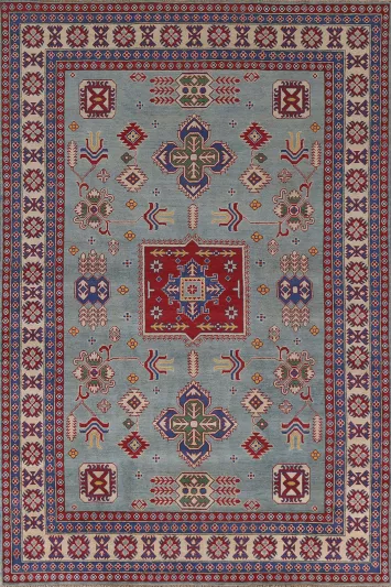 South Western Kazak Oriental Area Rug 7x10