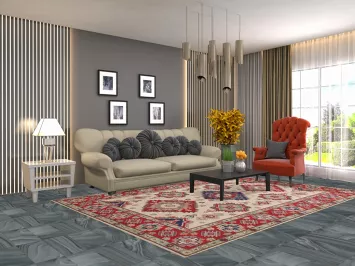 Handmade Kazak Wool Area Rug 7x10