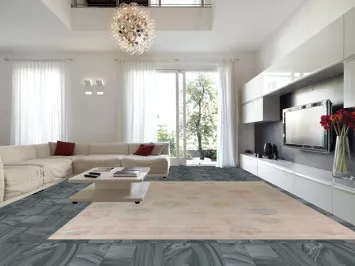 Vegetable Dye Oushak Large Turkish Rug 12x15