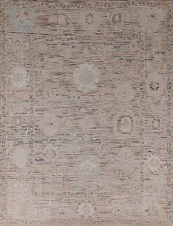 Vegetable Dye Oushak Turkish Area Rug 8x10