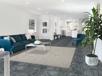 Muted Oushak Vegetable Dye Area Rug 6x8