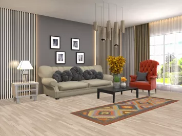 Geometric Kilim Oriental Runner Rug 2x8