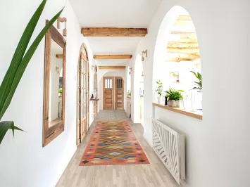 Multicolor Kilim Oriental Runner Rug 3x13