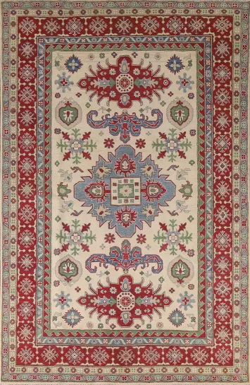 Handmade Kazak Oriental Area Rug 7x10