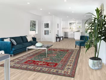 Handmade Kazak Wool Area Rug 7x10