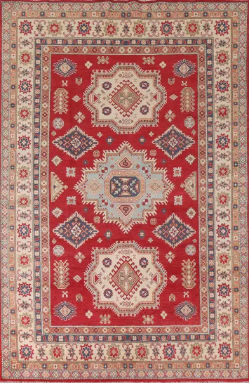 South Western Kazak Oriental Area Rug 7x10