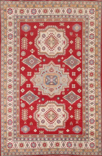 South Western Kazak Oriental Area Rug 7x10