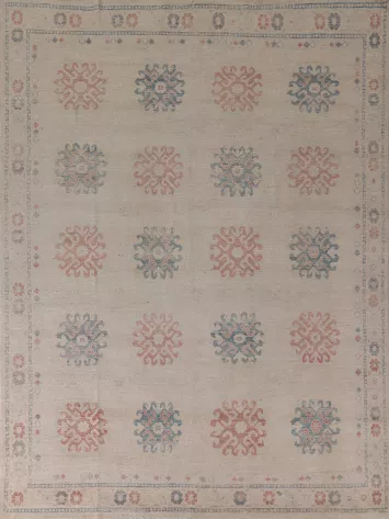 Vegetable Dye Oushak Turkish Area Rug 8x10