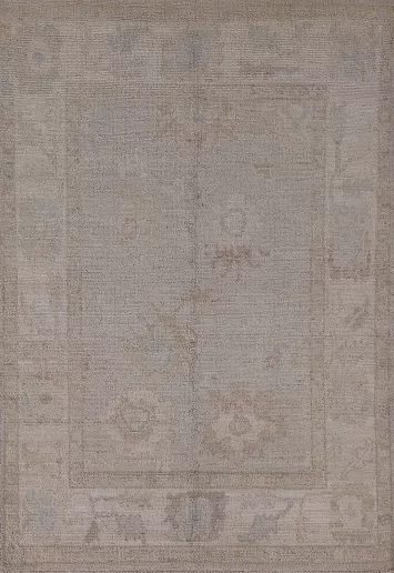 Vegetable Dye Oushak Turkish Accent Rug 3x6