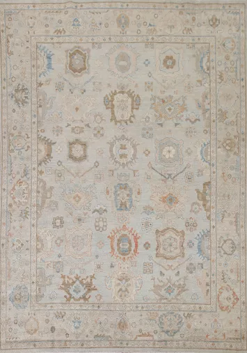 Vegetable Dye Oushak Turkish Area Rug 8x10