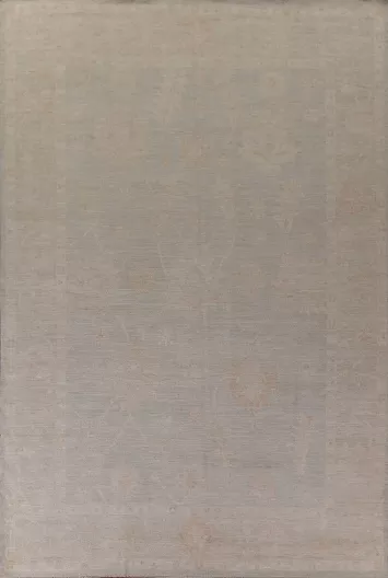 Earth Tone Oushak Vegetable Dye Large Area Rug 10x14