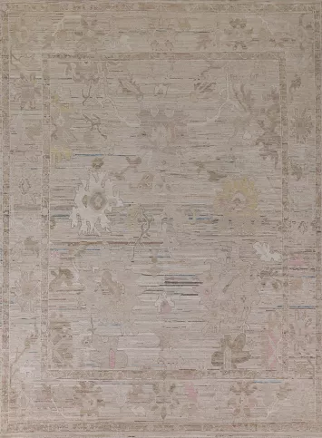 Vegetable Dye Oushak Turkish Area Rug 8x10