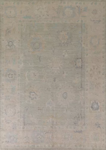 Vegetable Dye Oushak Handmade Area Rug 8x10