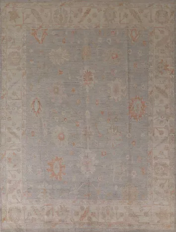 Vegetable Dye Oushak Turkish Area Rug 8x10