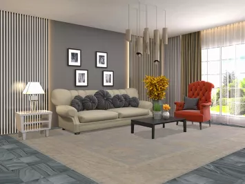 Vegetable Dye Oushak Turkish Area Rug 9x12