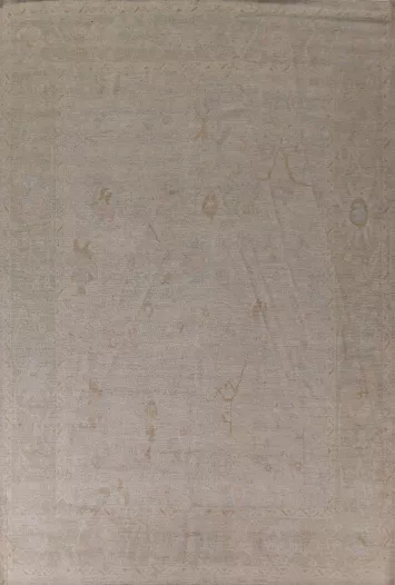 Vegetable Dye Oushak Turkish Area Rug 9x12