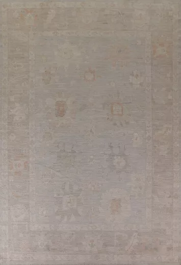 Vegetable Dye Oushak Turkish Area Rug 9x12