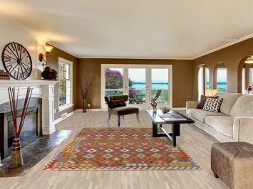 Multicolor Kilim Oriental Area Rug 7x10