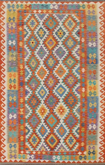 Multicolor Kilim Oriental Area Rug 7x10