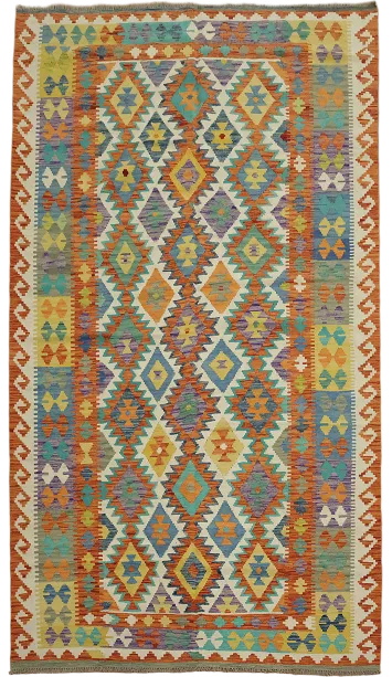 Multicolor Kilim Oriental Area Rug 7x10