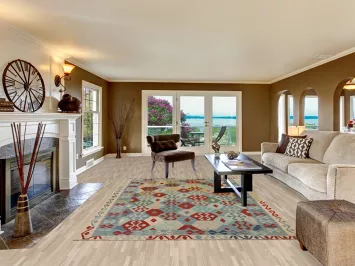 Multicolor Kilim Oriental Area Rug 7x10