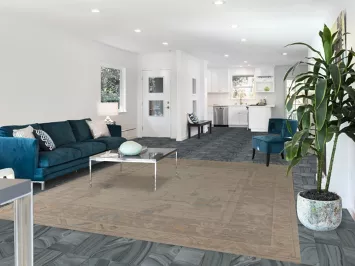 Vegetable Dye Oushak Turkish Area Rug 8x10