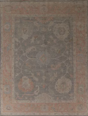 Vegetable Dye Oushak Turkish Area Rug 8x10