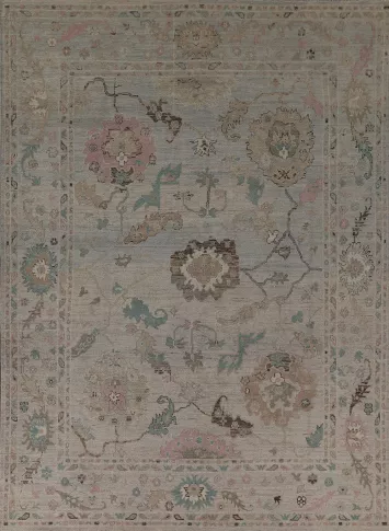 Vegetable Dye Oushak Turkish Area Rug 8x10