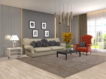 Vegetable Dye Oushak Oriental Area Rug 8x10