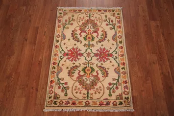 Handmade Wool Kazak Oriental Foyer Rug 2x3